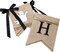 Greentek; Happy Halloween Burlap Banner Garland – Rustic Spooky Party Decorations with Black Bows for Indoor Outdoor Home, Office, Classroom, Mantel & Fireplace Decor; Category:Banners; Image:3